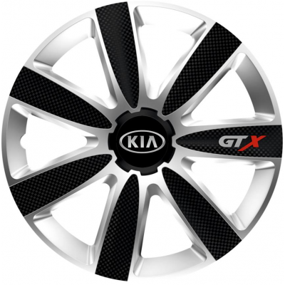 KRYTY KOLIES PRE KIA 15" GTX silver/black 4ks